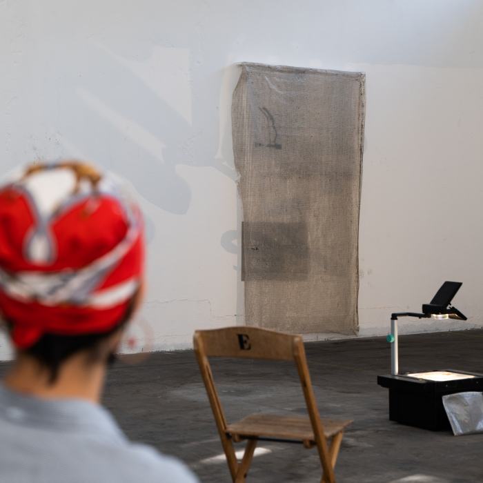 Margaux Dewarrat, She’s zoning (temporary territoriality), 2021, travail de Master. Photo: Laura Morier-Genoud / EDHEA